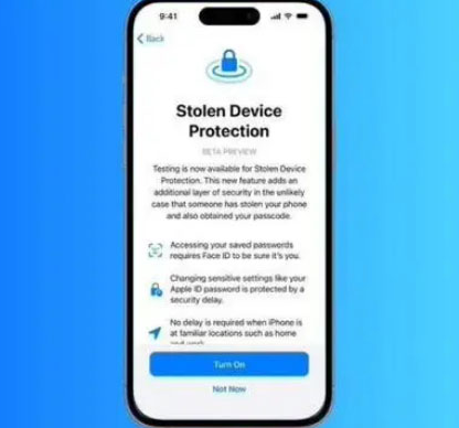 铁山港苹果授权维修店分享被盗设备保护功能开启方法 