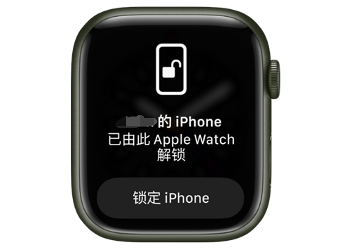 铁山港苹果手机维修分享用 AppleWatch 解锁配备面容 ID 的 iPhone方法 